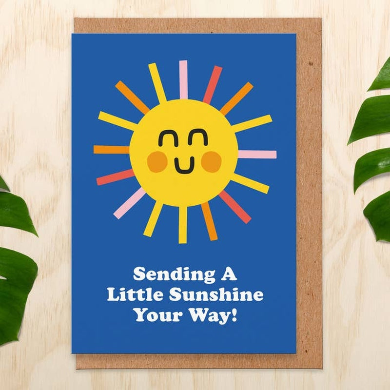 Carte Envoyant un peu de soleil à votre façon!