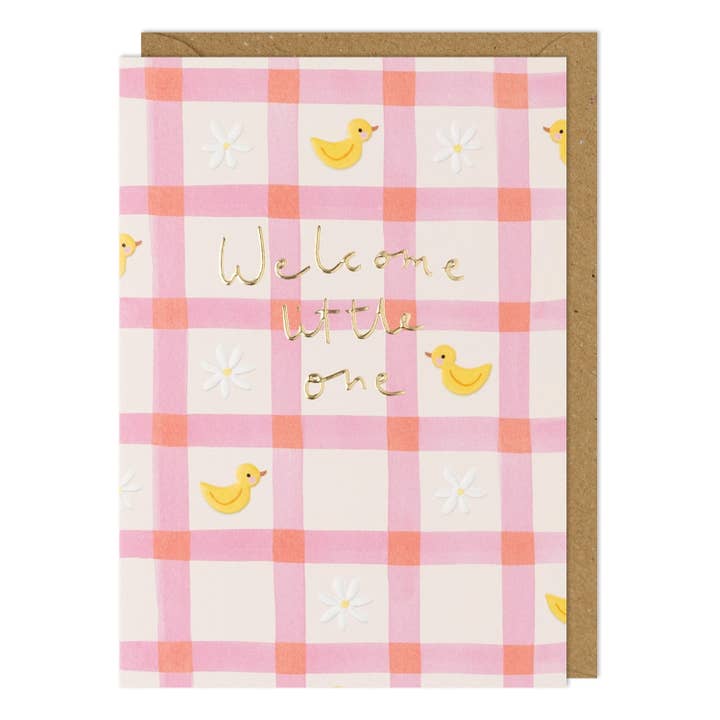 Kaart Welcome Baby Girl