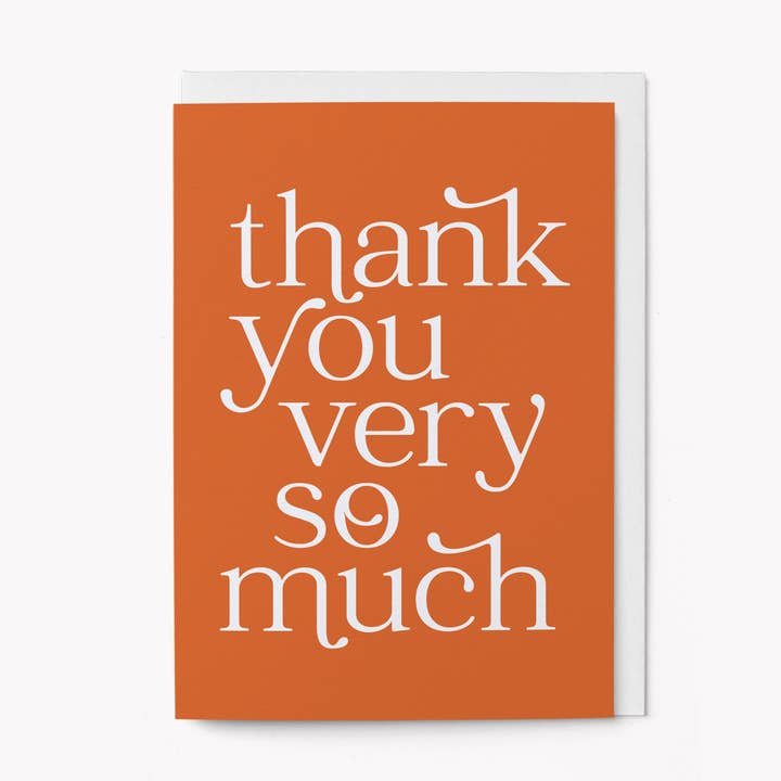 Kaart Thank You Very So Much