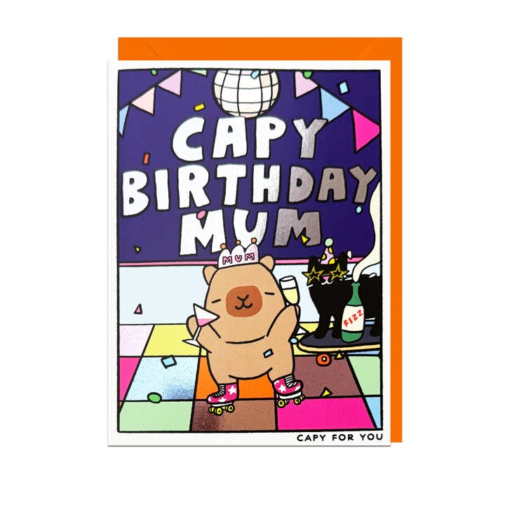 Kaart Capy Birthday Mum