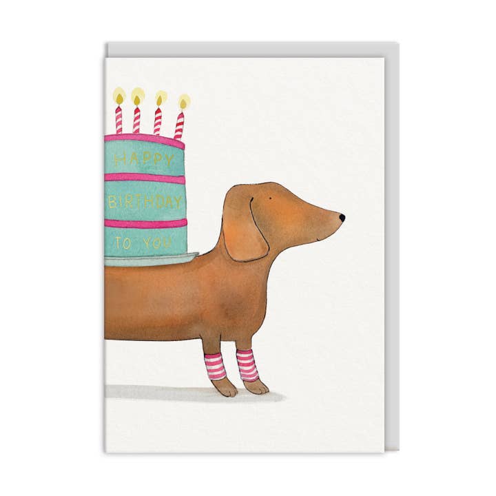 Kaart Birthday Dachshund