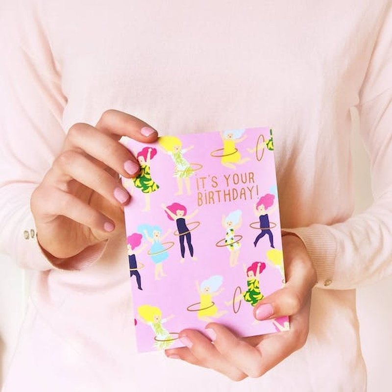 Kaart It's Your Birthday! | Hoola Hoop Krossproducts | De online winkel voor hebbedingetjes