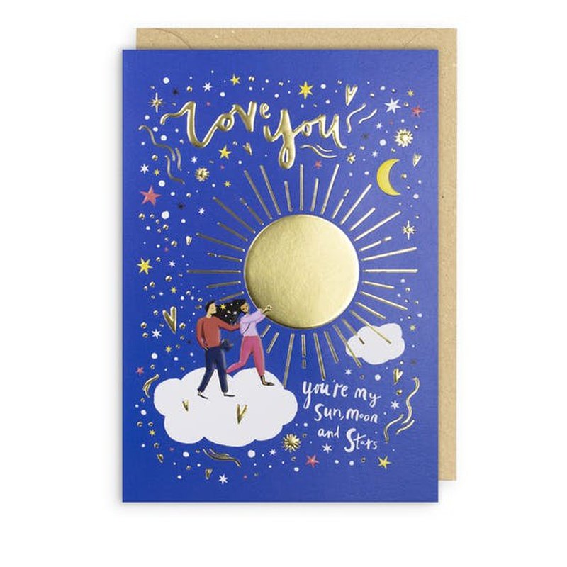 Kaart Sun, Moon, Stars