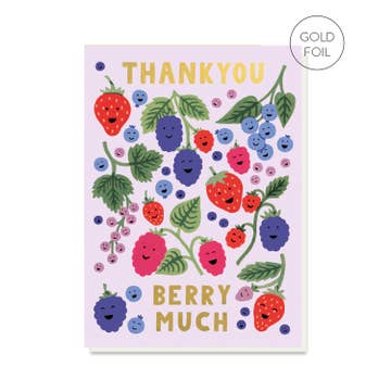 Kaart Thank You Berry Much