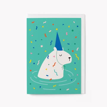 Kaart Capybara Pool Party