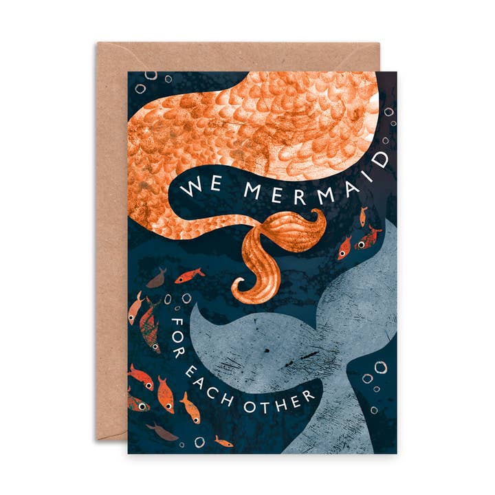 Kaart Mermaid For Each Other