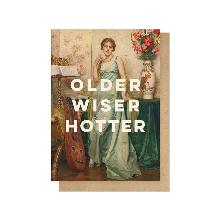 Kaart Older Wiser Hotter