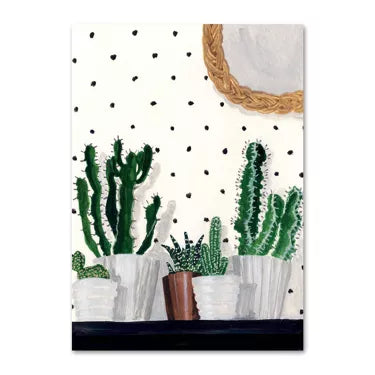 Melanie Voituriez Kaart | Cactus and Polka Dots