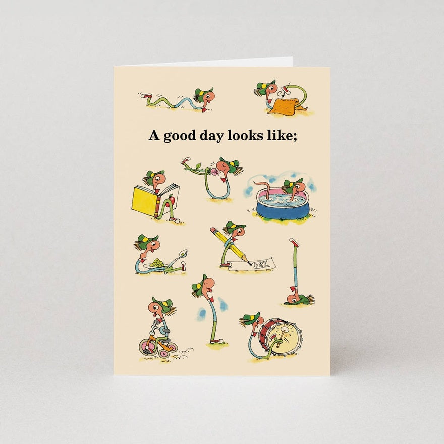 Kaart A Good Day Looks Like