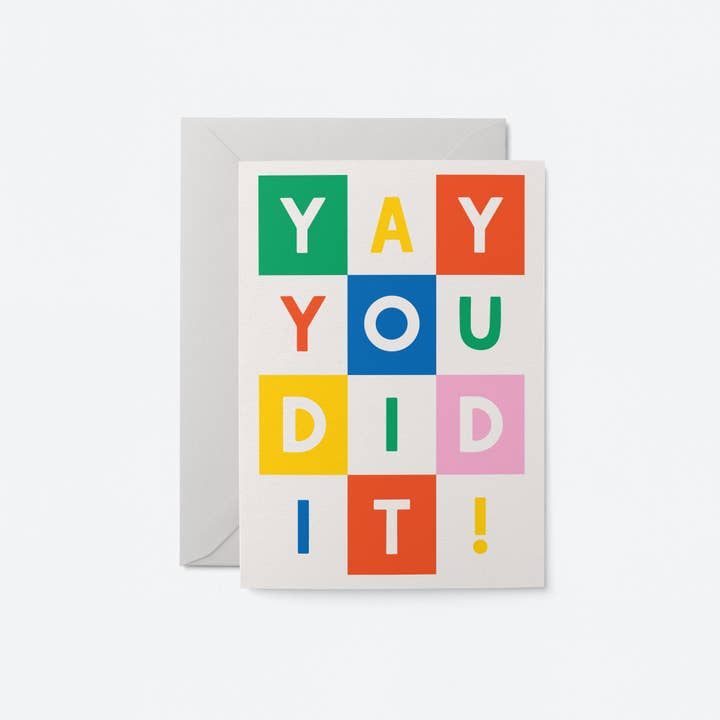 Kaart Yay You Did It!