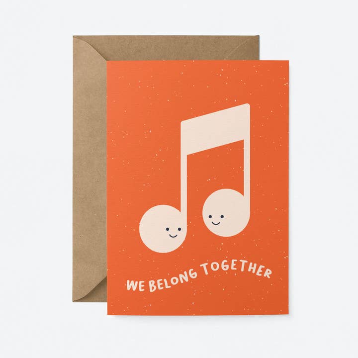 Kaart We Belong Together