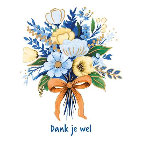 Kaart Dank Je Wel