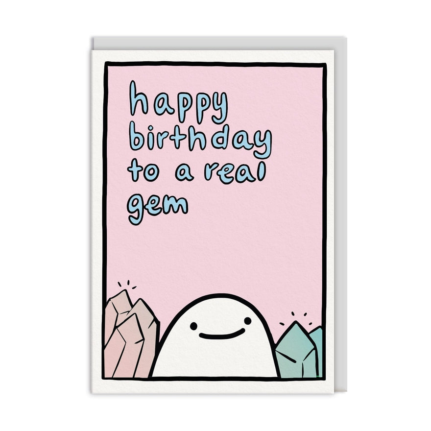 Kaart Happy Birthday Gem