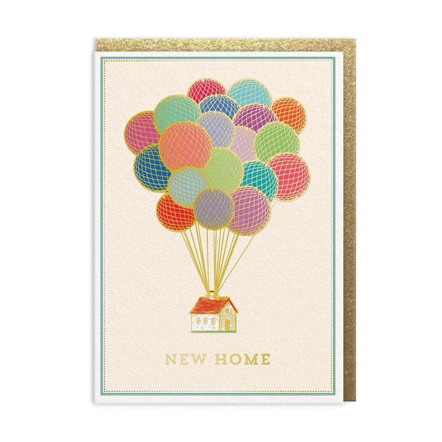 Kaart New Home Balloons