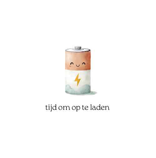 Kaart Tijd Om Op Te Laden