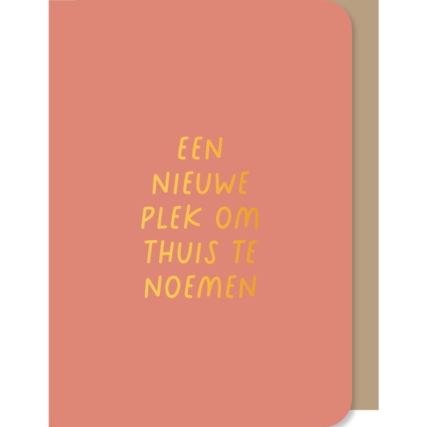 Kaart Een Nieuwe Plek Om Thuis Te Noemen