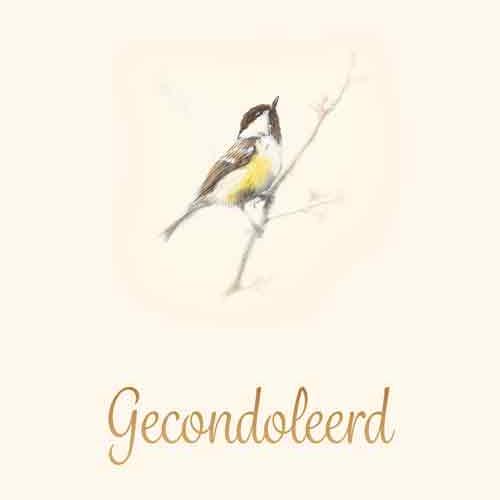 Kaart Gecondoleerd
