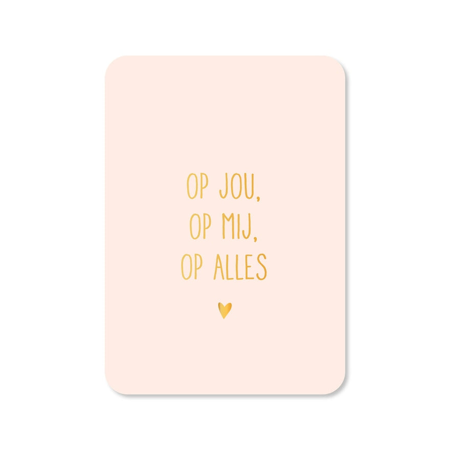 Kaart Op Jou, Op Mij, Op Alles