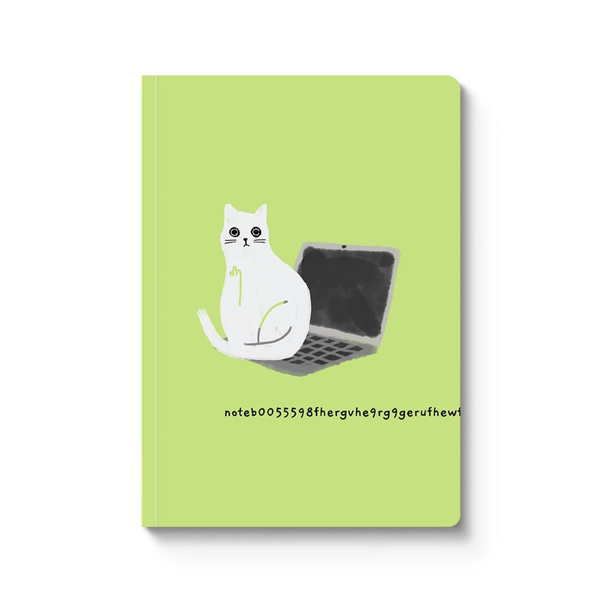A5 Notitieboek Cat Laptop