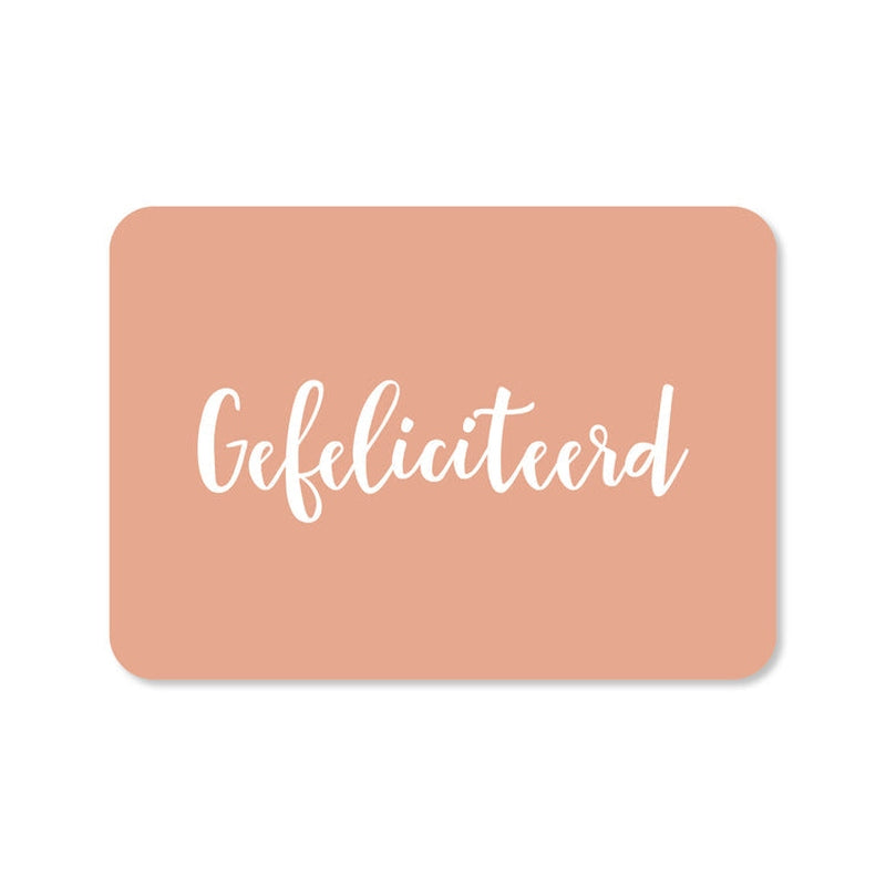 Félicitations de carte Une enveloppe