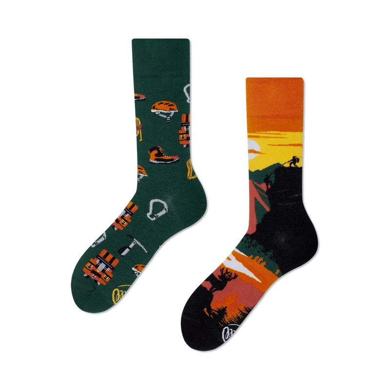 De nombreuses chaussettes de matins | Temps de montagne