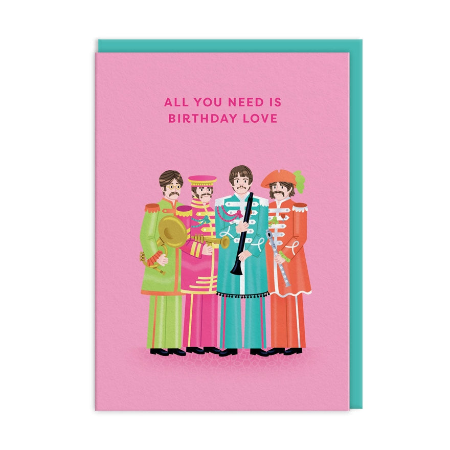 Kaart Beatles Birthday