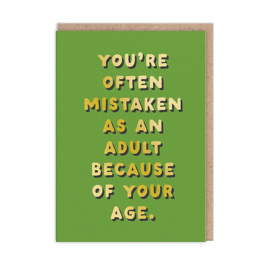 Kaart Mistaken As An Adult