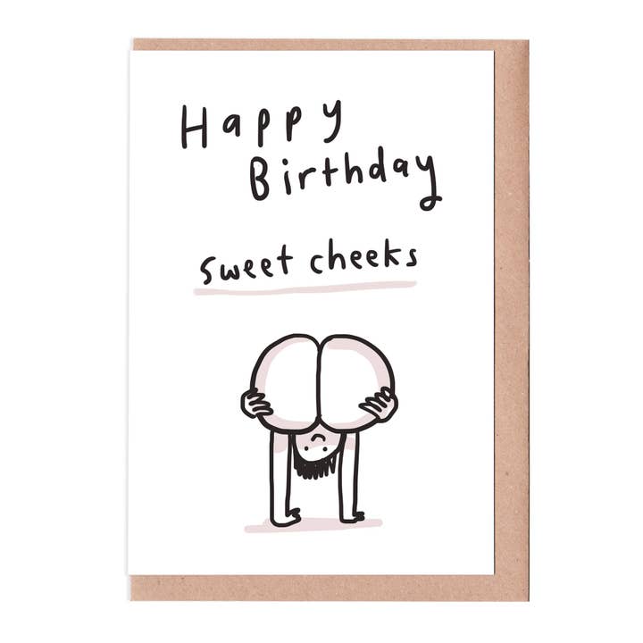Carte Joyeux anniversaire Sweet joues