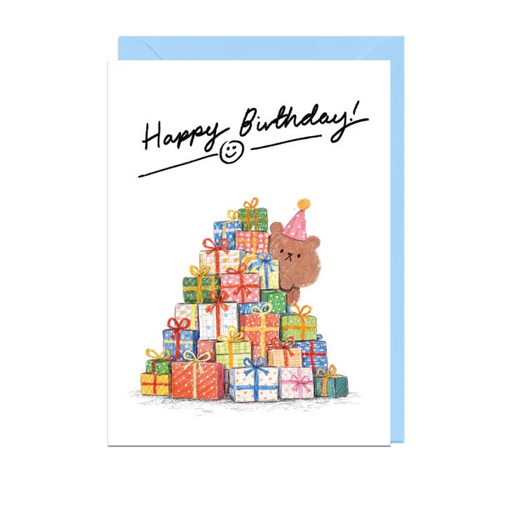 Kaart Happy Birthday Presents