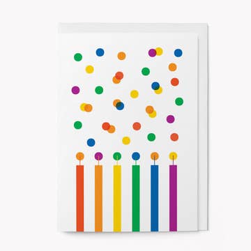 Kaart Birthday Candles & Confetti