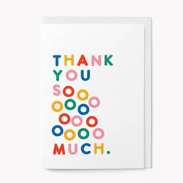 Kaart Thank You Soooo Much.