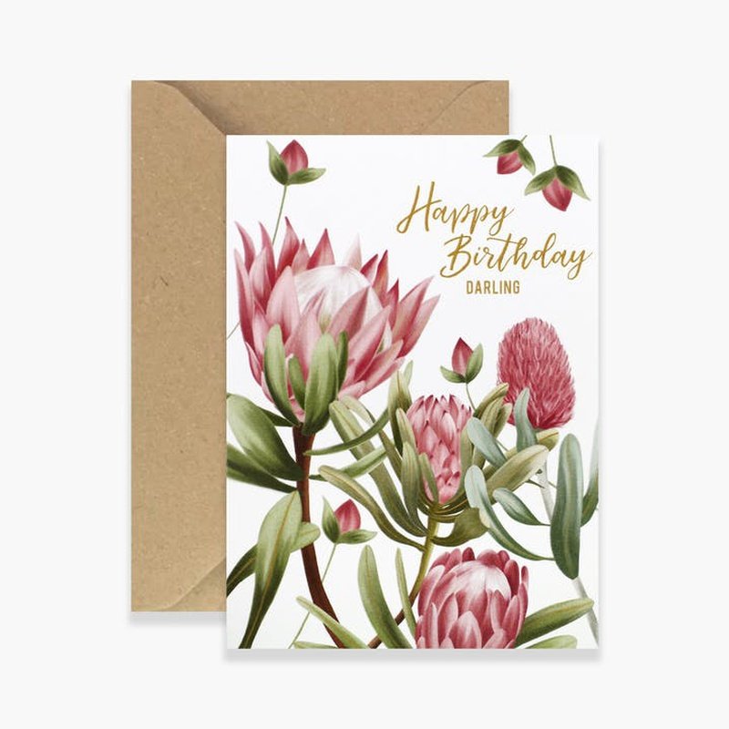 Kaart Happy Birthday Darling Krossproducts | De online winkel voor hebbedingetjes