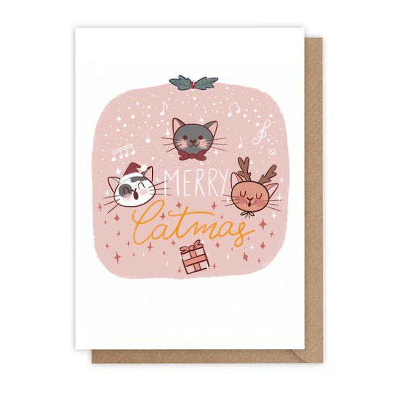 Kaart Merry Catmas