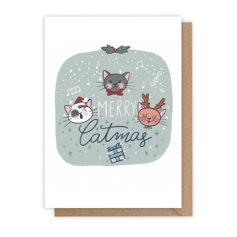 Kaart Merry Catmas
