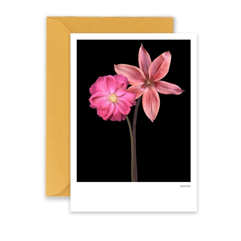 Kaart Black Edition Flower Collab 01