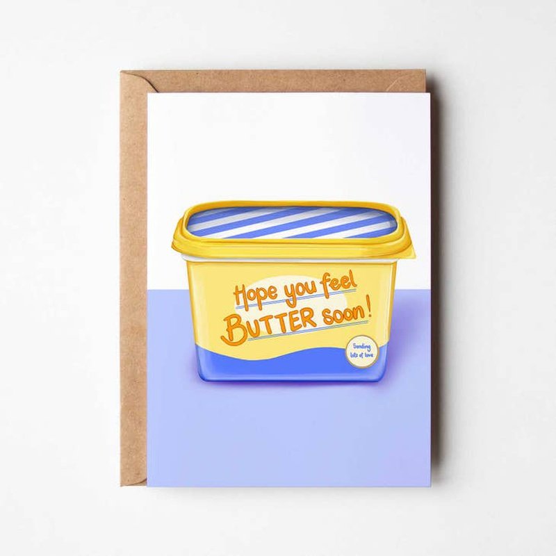 Kaart Hope You Feel Butter Soon