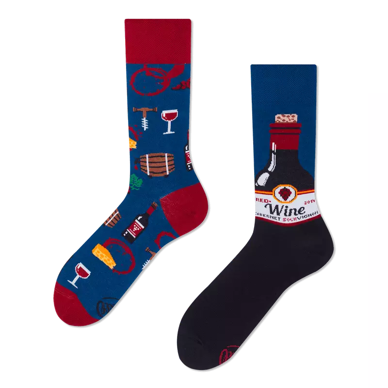 Many Mornings Sokken | Cabernet Sockvignon Krossproducts | De online winkel voor hebbedingetjes