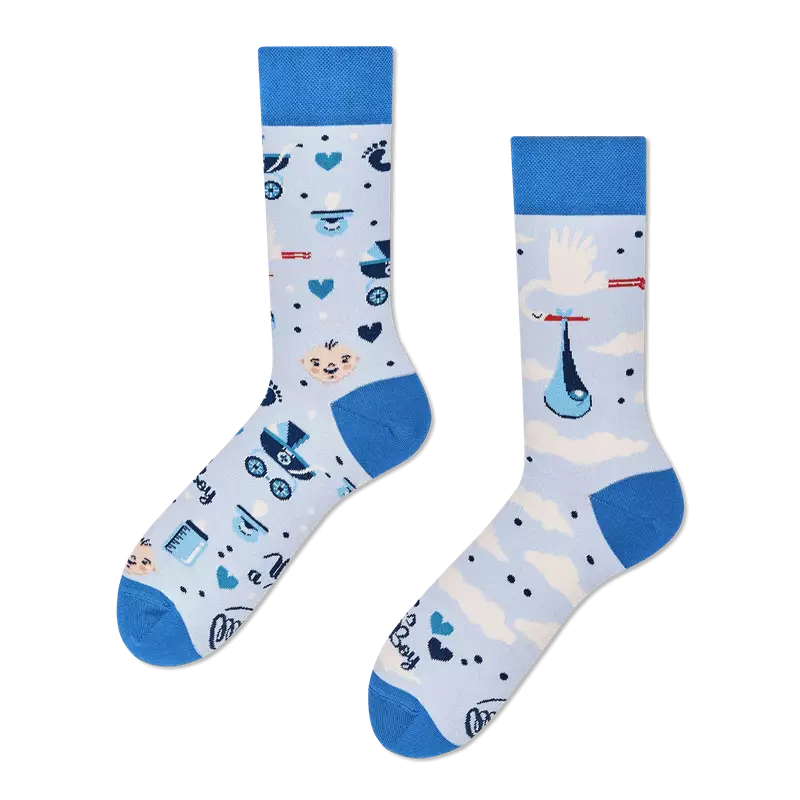 Many Mornings Sokken | It's a Boy Krossproducts | De online winkel voor hebbedingetjes