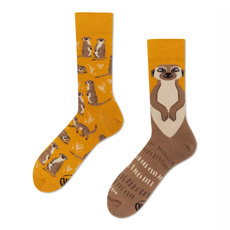 Many Mornings Sokken| The Meerkat Krossproducts | De online winkel voor hebbedingetjes