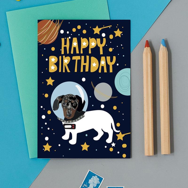 Kaart Happy Birthday | Teckel