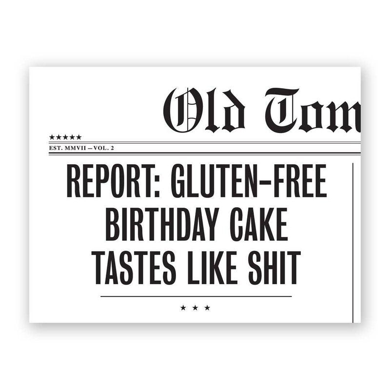 Kaart Report: Gluten-Free Birthday Cake