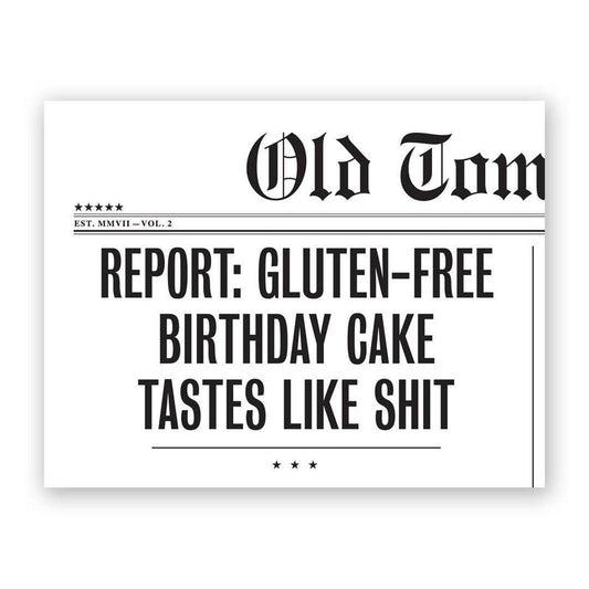 Kaart Report: Gluten-Free Birthday Cake