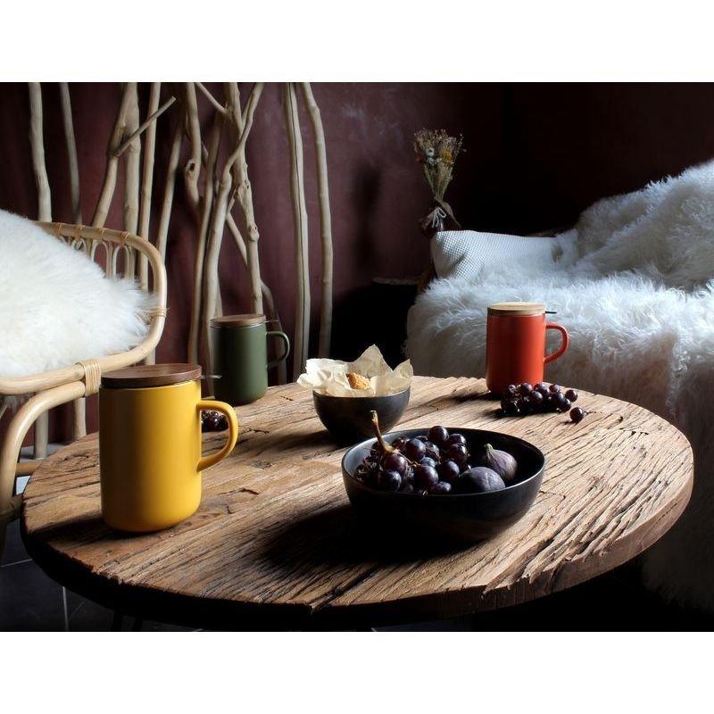 OGO Living |Juliet Kaki | Kruidenthee Mok en Deksel