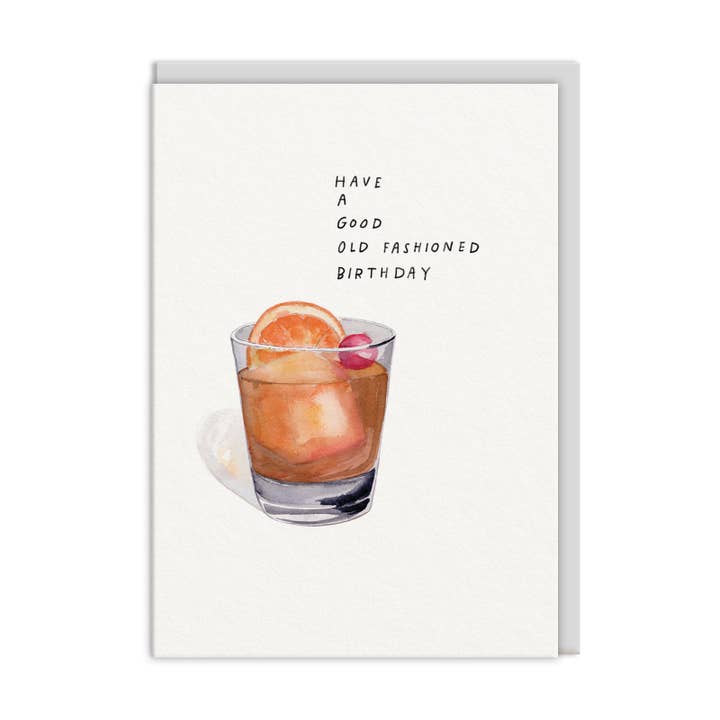 Kaart Old Fashioned Birthday