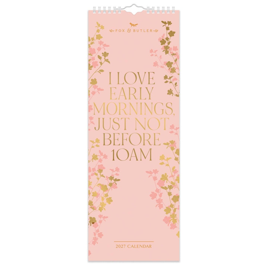 Fox & Butler 2027 Slim Calendar