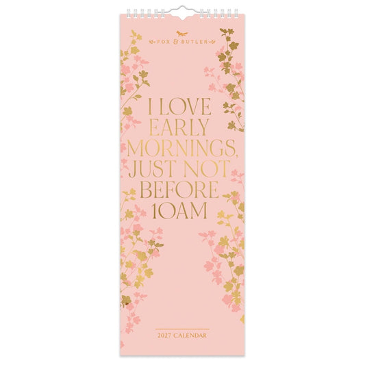 Fox & Butler 2027 Slim Calendar