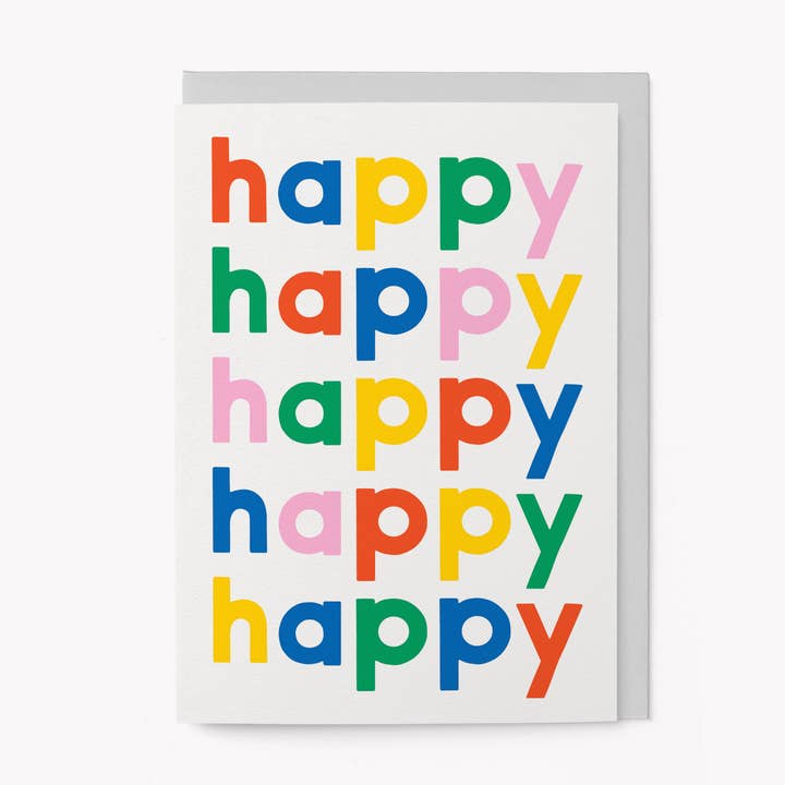 Kaart Happy Happy Happy