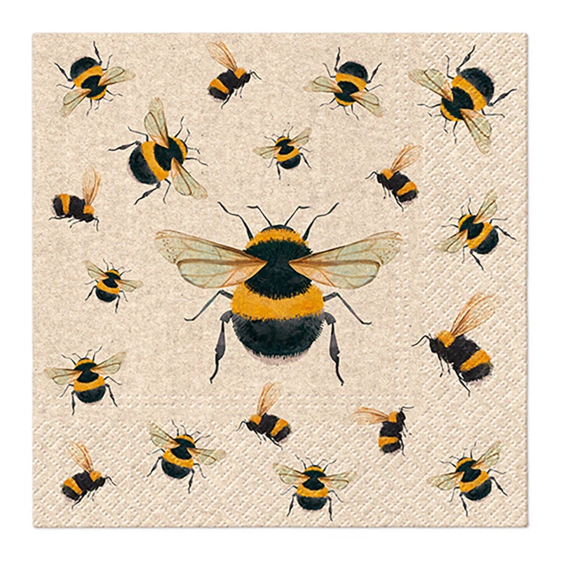 Kaart Servetten Bees