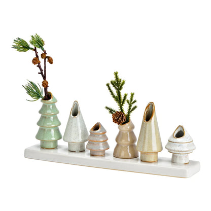 Set Keramische Mini Vaasjes