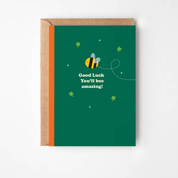 Kaart Good Luck You'll Bee Amazing!